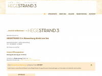 hegestrand3.de Webseite Vorschau