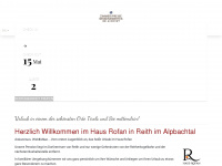 haus-rofan.com Webseite Vorschau