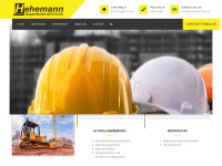 hehemann-bau.de Webseite Vorschau