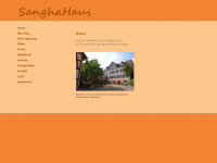 haus-sangha.de Webseite Vorschau