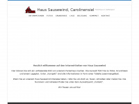 haus-sausewind.de Webseite Vorschau