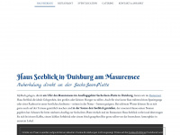 haus-seeblick-duisburg.de Webseite Vorschau