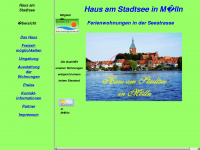 haus-stadtsee.de Webseite Vorschau