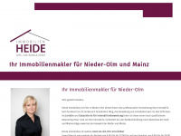 heide-immobilien.de Webseite Vorschau