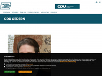 cdu-gedern.de Webseite Vorschau