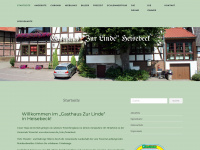 gasthaus-zurlinde-heisebeck.de Webseite Vorschau