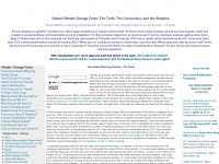 climatechangefacts.info Webseite Vorschau