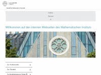 mathematik.uni-leipzig.de Webseite Vorschau