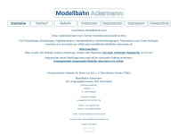 modellbahn-ackermann.de Webseite Vorschau