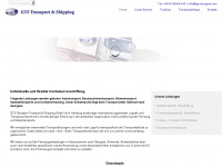 gts-transport.com Webseite Vorschau