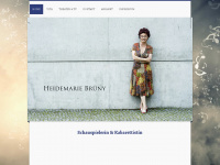 heidemariebrueny.de Webseite Vorschau