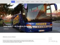 heider-reisen.de Webseite Vorschau