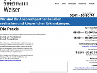 hausarztpraxis-aachen.de Webseite Vorschau