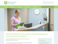 hausarztpraxis-am-aubach.de Webseite Vorschau