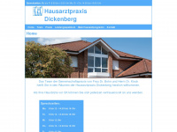 hausarztpraxis-dickenberg.de Webseite Vorschau