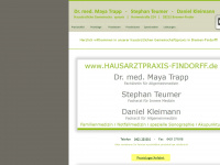hausarztpraxis-findorff.de Webseite Vorschau