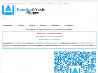 hausarztpraxis-nippes.de Webseite Vorschau