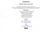 gubbelsoft.com Webseite Vorschau