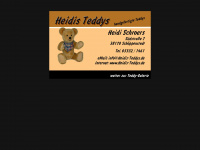 heidis-teddys.de Webseite Vorschau