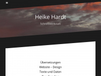 heike-hardt.de Webseite Vorschau