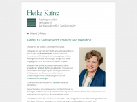 heike-kainz.de Webseite Vorschau