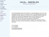 hausen-immobilien.de Webseite Vorschau