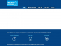 hauser-elektrotechnik.de Webseite Vorschau