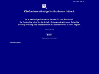 kfz-sachverstaendige-luebeck.de Webseite Vorschau