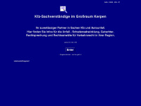 kfz-sachverstaendige-kerpen.de Webseite Vorschau