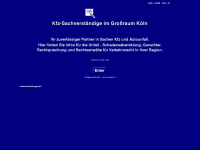 kfz-sachverstaendige-koeln.de Webseite Vorschau