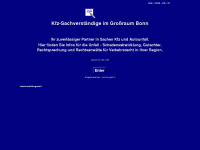 kfz-sachverstaendige-bonn.de Webseite Vorschau