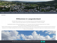langendernbach.de Webseite Vorschau