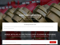 feuerwehr-hadamar.com Webseite Vorschau
