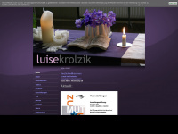 luise-krolzik.de Webseite Vorschau