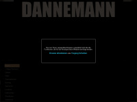 dannemannguitarist.com Webseite Vorschau