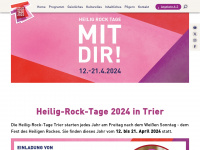 heilig-rock-tage.de Webseite Vorschau