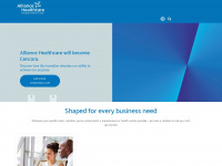 alliance-healthcare.co.uk Webseite Vorschau