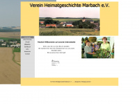 heimatverein-marbach.de Webseite Vorschau