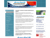 arnscheidt.info Webseite Vorschau