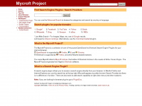 mycroftproject.com Webseite Vorschau