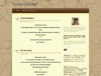 scrapnostalgie.wordpress.com Webseite Vorschau