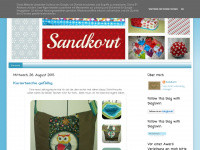 sandkorn-kreativ.blogspot.com Webseite Vorschau