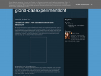gloria-dasexperimentlchf.blogspot.com Webseite Vorschau