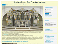 strobel-orgel.de Webseite Vorschau