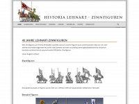 historia-lehnart-zinnfiguren.de Webseite Vorschau