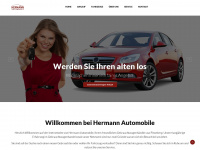 hermann-automobile.de Webseite Vorschau