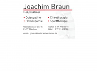 heilpraktiker-braun.de Webseite Vorschau