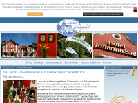 hotel-johannisbad.de Webseite Vorschau