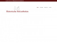 historische-holzarbeiten.de Webseite Vorschau