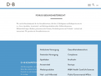 db-law.de Webseite Vorschau